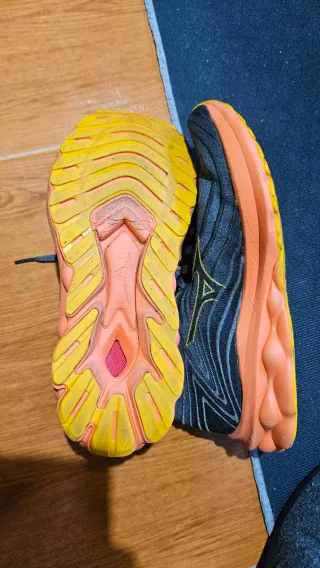 Zapatillas Mizuno Wave Skyrise 5 Gris Naranja