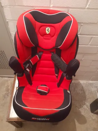 Silla Coche Ferrari Roja y Negra