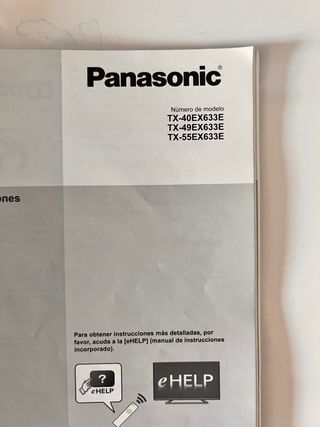 Televisión 55’+ barra sonido subwoofer PANASONIC