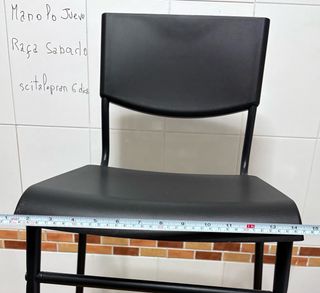 Taburete Alto Negro