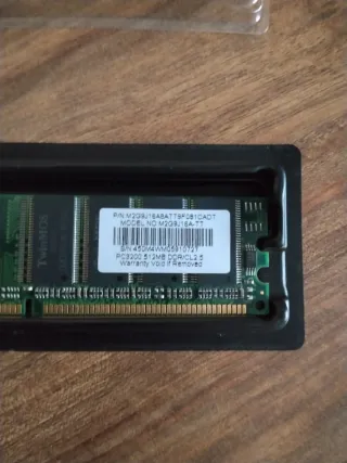 RAM 512MB DDR400 TwinMOS NUEVA