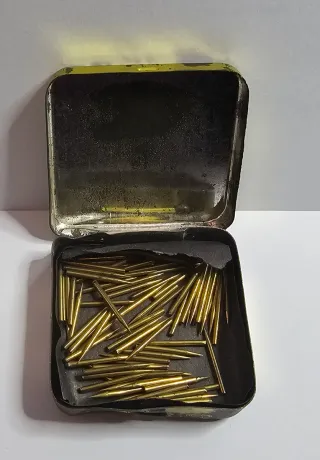 Scatola Latta Verona Needles Puntine Grammofono