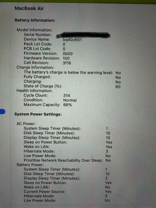 MacBook Air M2 16GB RAM 256GB