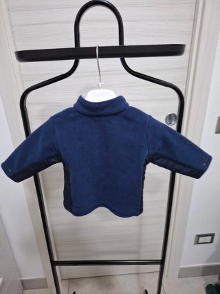 Giacca bimbo blu con patch