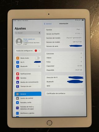 Apple iPad 6ª Gen A1893