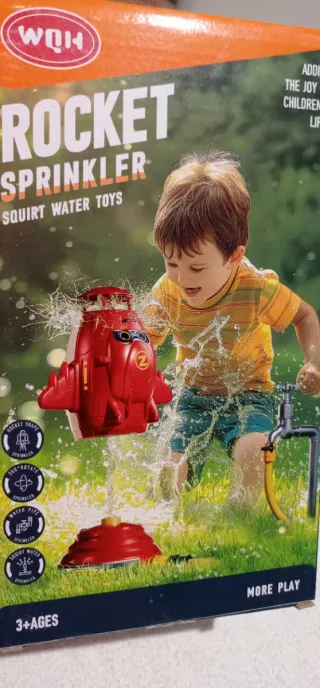 Rociador de agua cohete para niños