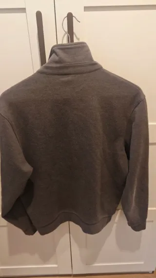 Jersey Mango hombre cuello polo gris