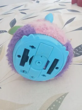 Peluche estilo Furby morado y rosa