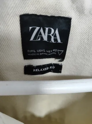 Camisa vaquera hombre beige multicolor