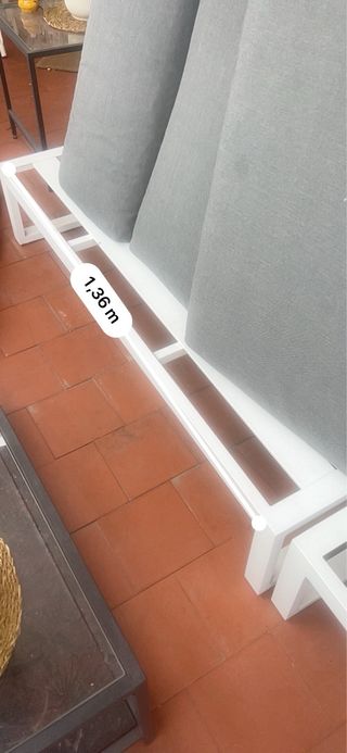 Conjunto de jardín usado solo  1 temporada