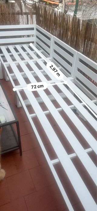 Conjunto de jardín usado solo  1 temporada