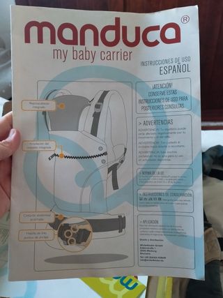 Mochila portabebés Manduca