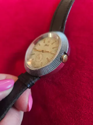 Orologio vintage uomo russo Zim Ufo "shayba" USSR
