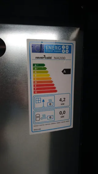 Estufa Gas Butano Nevercold N4200 4.2kW