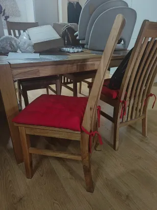 Sillas Comedor Madera Maciza (4 uds)