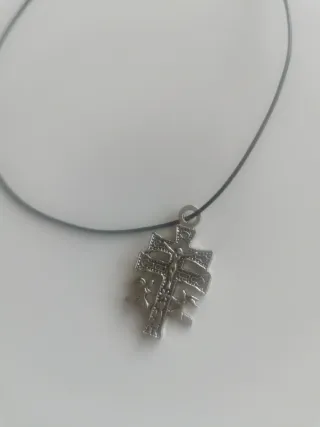 Colgante Cruz Plateado Bando Huerta