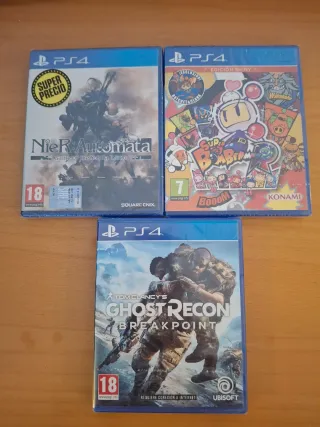 PRECINTADOS. Lote de 6 Juegos PlayStation 4 PS4