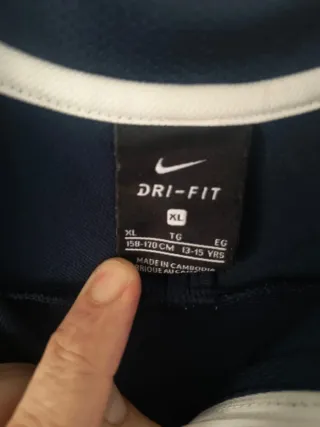 Tuta Nike Dri-Fit Blu Taglia XL Ragazzo 13-15 anni