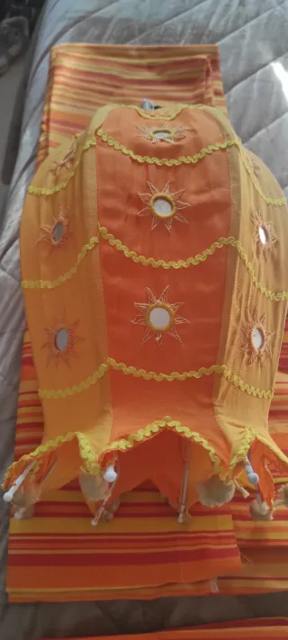 Conjunto cama 90 funda nordico, cortina y lámpara