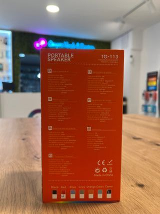 Altavoz Portátil T&G TG-113 Azul