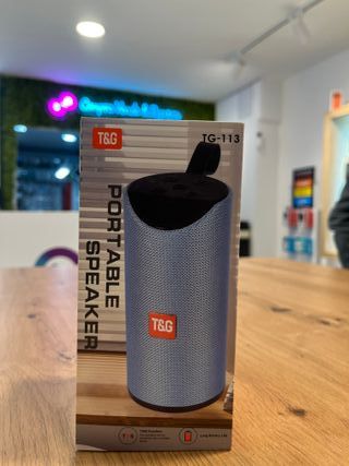 Altavoz Portátil T&G TG-113 Azul
