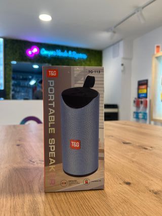Altavoz Portátil T&G TG-113 Azul