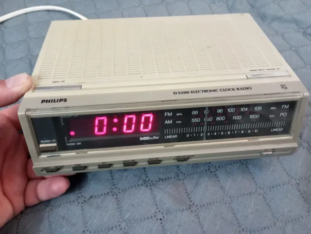 Radiosveglia Philips D3200 vintage