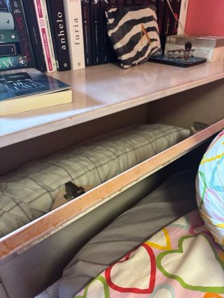 Cama nido infantil con cómoda y baúl