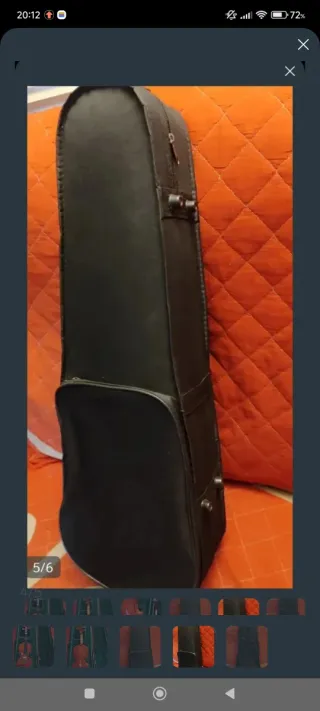 Violín con estuche