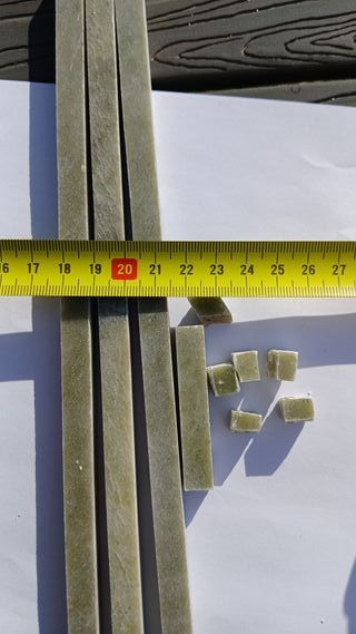 Bacchette Mosaico Verde Laguna Pietra