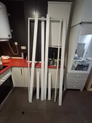 Puerta lacada blanca 72,5cm izquierda