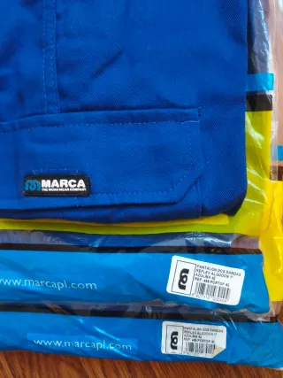 Pantaloncini da lavoro MARCA blu