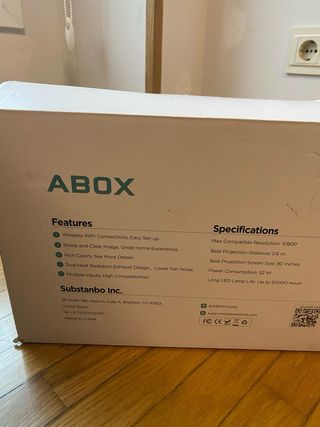 Proyector LCD ABOX Blanco
