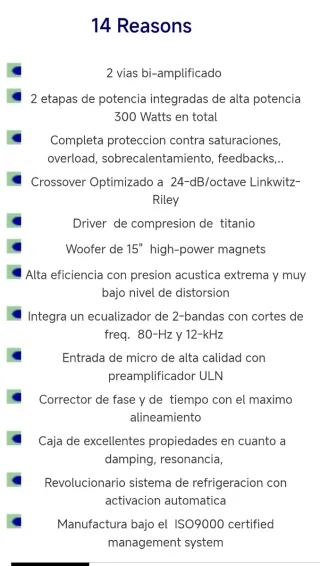Baffles de escenario Behringer Ultrawave B 300