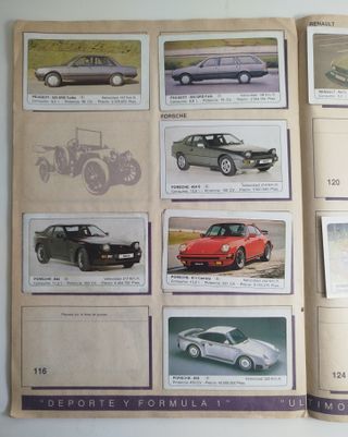 Álbum Coches Motor 16 - Ediciones Unidas