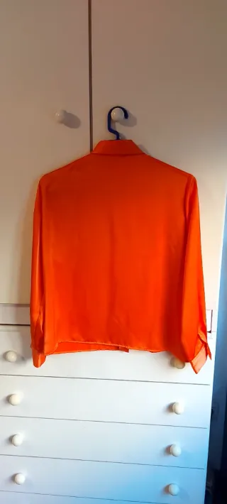 Blusa Vintage Naranja Chareli Talla M