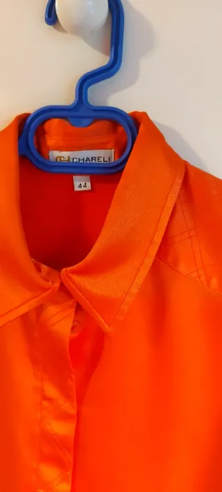 Blusa Vintage Naranja Chareli Talla M