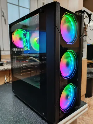 PC Gamer Intel i5 Negro con RGB