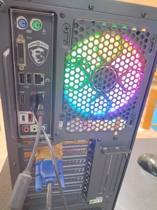 PC Gamer Intel i5 Negro con RGB