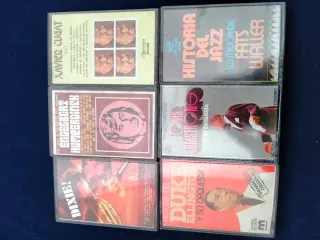 Lote 18 Casetes Los Grandes del Jazz Sarpe