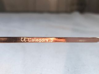 Gafas de sol doradas ovaladas Cat 3 ¡SIN MARCA!