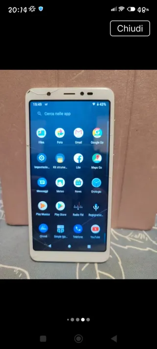 Wiko Y60 Bianco