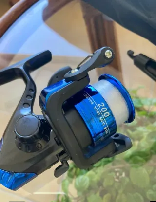 Canna da pesca 1,80m con mulinello e custodia