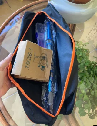 Canna da pesca 1,80m con mulinello e custodia