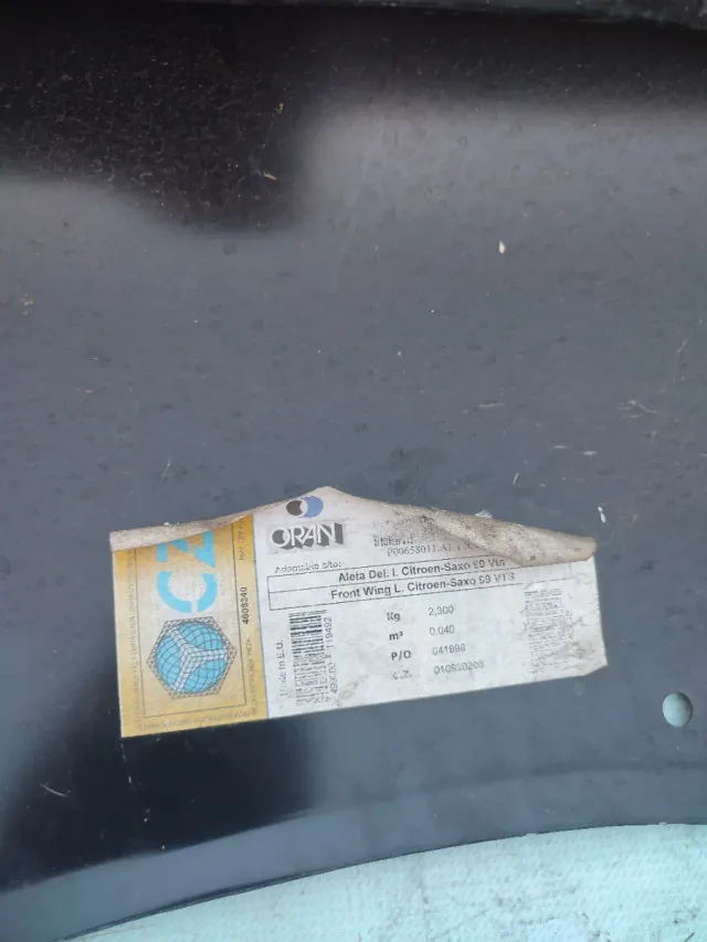 Aleta piloto Saxo VTS Fase 2