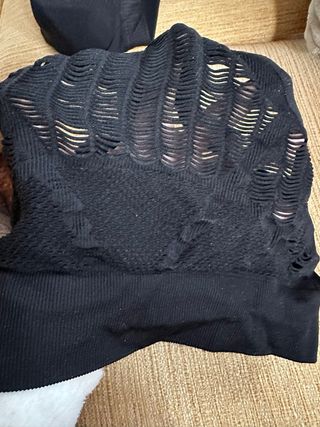Top deportivo mujer negro + regalo pantalón oyso M