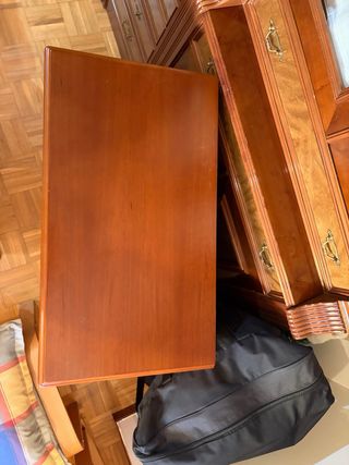 Mueble TV madera y cristal