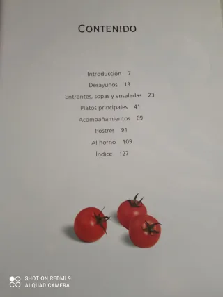 Libro de "Cocina vegetariana saludable"