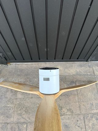 Ventilador de techo madera