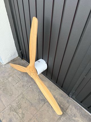 Ventilador de techo madera